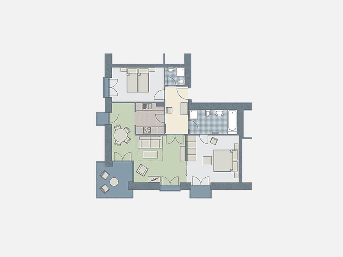 Kaiservillen Heringsdorf - Ferienwohnung Mit 2 Schlafzimmern Und Balkon D212 Eksteriør billede