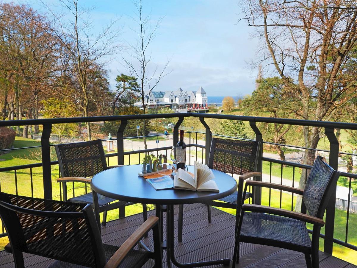 Kaiservillen Heringsdorf - Ferienwohnung Mit 2 Schlafzimmern Und Balkon D212 Eksteriør billede